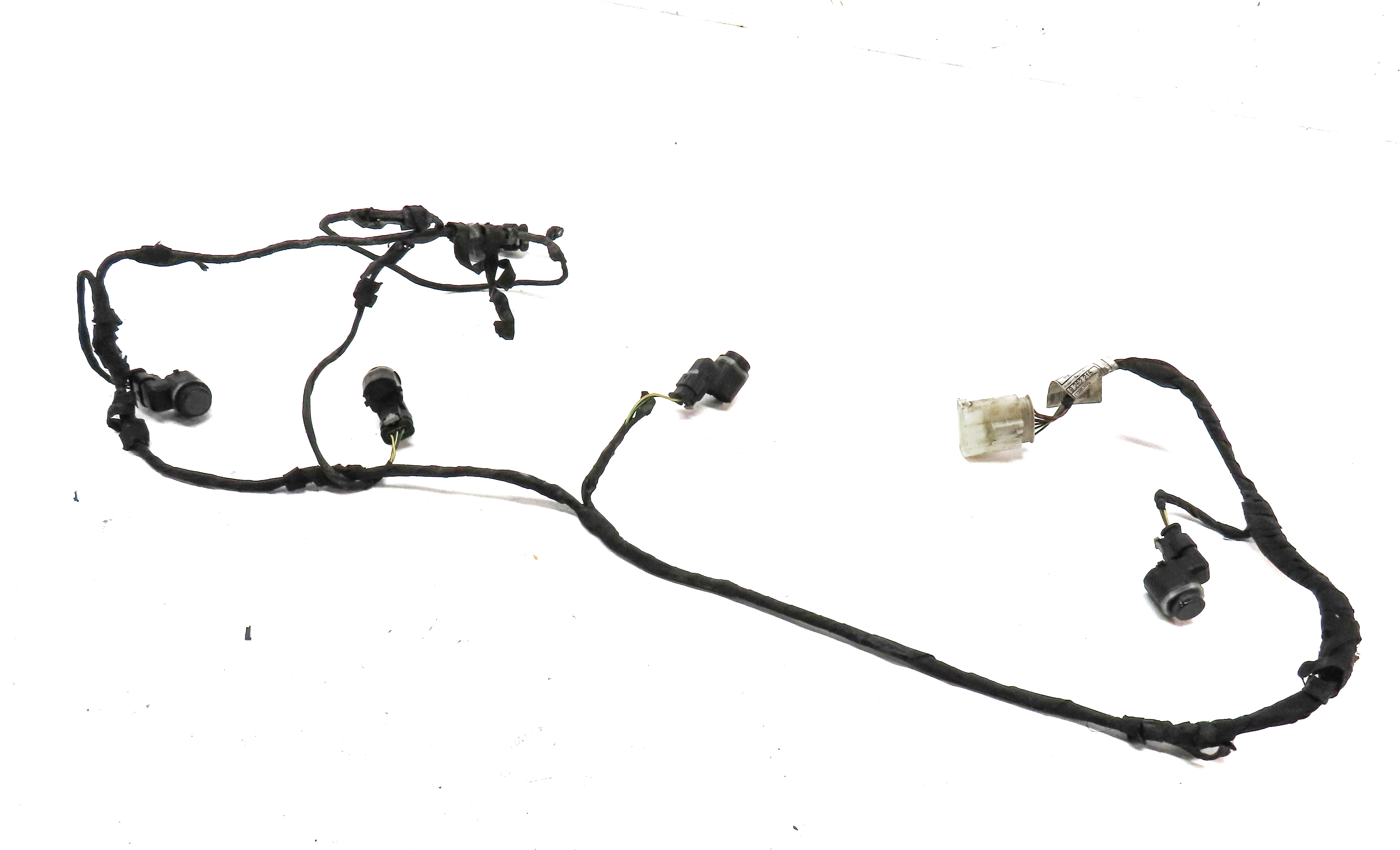 2014 BMW 750Li (F01) FRONT PARK ASSIST PDC DISTANCE CONTROL SENSOR SET/5 (GRAY) — exact item pictured